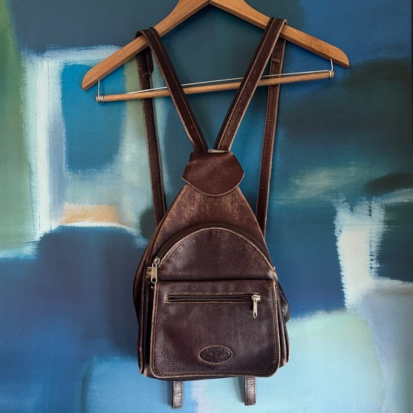 Leather Ranch Other - Leather Ranch convertible sling backpack